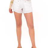 Short Lino Orgánico Mujer Vendres Blanco RKF