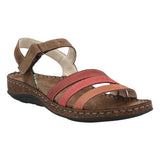 Sandalia Cuero Mujer Parklands Rojo RKF