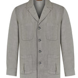 Chaqueta Lino Orgánico Hombre Fornillo Verde RKF