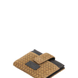 Billetera Mujer Sz Braid Bifold Marrón RKF