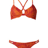 Traje De Baño Fibras Recicladas Mujer Cartagena Naranja RKF