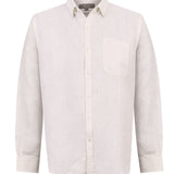 Camisa Manga Larga Hombre Claslinen Blanco RKF
