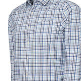 Camisa Manga Larga Algodón Orgánico Hombre Mild Azul RKF