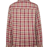 Blusa Manga Larga Rayón Mujer Magno Rojo RKF