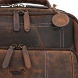 Maletin Cuero Unisex Ocean Back I Marrón RKF