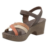 Sandalia Cuero Mujer Dalia Multicolor RKF