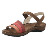 Sandalia Cuero Mujer Parklands Rojo RKF