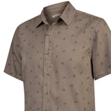 Camisa Manga Corta Hombre Tencelpri Marrón RKF