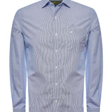 Camisa Manga Larga Algodón Hombre Easylife Azul RKF