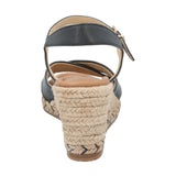 Sandalia Cuero Mujer Canton Azul Navy RKF