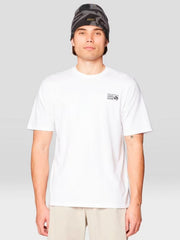 Camiseta Hombre Box Logo Short Sleev Blanco Mountain Hardwear