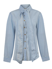 Blusa Manga Larga Mujer Oleo Celeste RKF