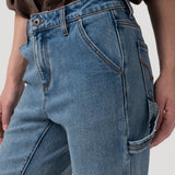 Jeans Algodón Reciclado Mujer Moon Azul RKF