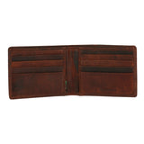Billetera Cuero Hombre Tc Simple Marrón RKF