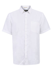 Camisa Manga Corta Hombre Linenshort Blanco RKF