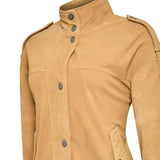 Chaqueta Cuero Mujer Rawina Camel RKF