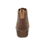 Botin Cuero Mujer Xomal Café RKF
