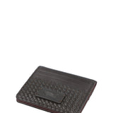 Billetera Mujer Sz Braid Cardholder Marrón RKF