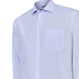 Camisa Manga Larga Algodón Hombre Wf Pc Azul RKF