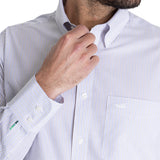 Camisa Manga Larga Algodón Hombre Wf Pb Gris RKF