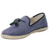 Slip On Algodón Orgánico Mujer Holbox Azul Navy RKF