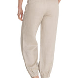 Pantalon Lino Orgánico Mujer Blake Blanco RKF