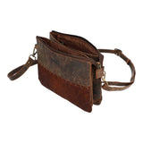 Carteras Cuero Mujer Hr Cozzi Cross Marrón RKF