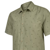 Camisa Manga Corta Hombre Tencelpri Verde RKF