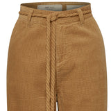 Pantalon Algodón Orgánico Mujer Tanko Marrón RKF