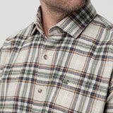 Camisa Manga Larga Algodón Orgánico Hombre Flannel Multicolor RKF