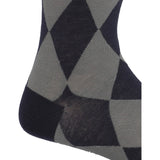 Medias Bamboo Hombre Rfi26H C Rombos Azul RKF