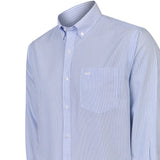 Camisa Manga Larga Algodón Hombre Wf Pb Celeste RKF