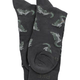 Medias Bamboo Hombre Rfi26H C Croco Gris RKF