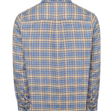 Camisa Manga Larga Algodón Orgánico Hombre Padua Azul RKF