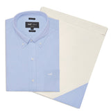 Camisa Manga Larga Hombre Wor Travel Azul RKF