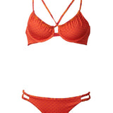 Traje De Baño Fibras Recicladas Mujer Cartagena Naranja RKF