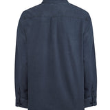 Camisa Manga Larga Tencel Hombre Tencel Azul RKF