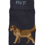 Medias Bamboo Hombre Rfi26H C Golden Azul RKF