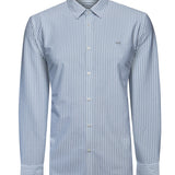Camisa Manga Larga Algodón Hombre Rove Celeste RKF
