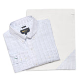 Camisa Manga Larga Algodón Hombre Wf Pb Azul RKF