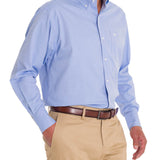 Camisa Manga Larga Hombre Wor Travel Azul RKF