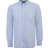 Camisa Manga Larga Hombre Oxford Celeste RKF