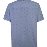 Camisa Manga Corta Hombre Tencelpri Azul RKF