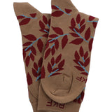 Medias Bamboo Mujer Rfi26W C Leaves Marrón RKF