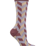 Medias Bamboo Mujer Rfi26W C Zigzag Marrón RKF