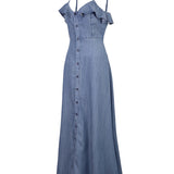 Vestido Mujer Gardenia Azul RKF