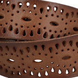 Cinturon Cuero Mujer Rf Freza Caramelo RKF