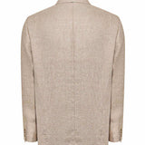 Chaqueta Lino Hombre Salento Marrón RKF