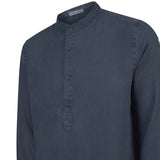 Camisa Manga Larga Hombre Linenmao Azul Navy RKF