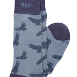 Medias Bamboo Hombre Rfv25H Nature Azul RKF